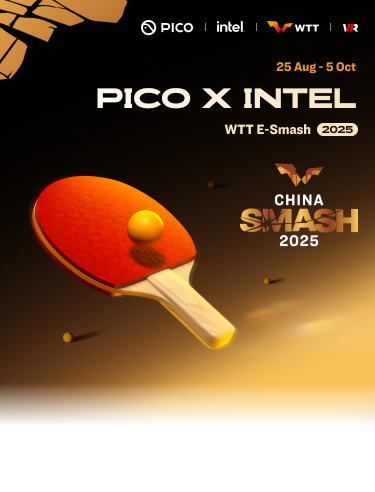 PICO ‘PICO x 인텔 WTT E-스매시 2025’ 개최… WTT·인텔과 손잡고 차세대 VR e스포츠 무대 선보여